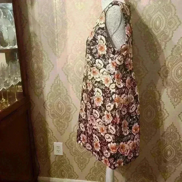 Anthropologie MOLLY BRACKEN FLORAL DRESS Size Large - Picture 8 of 11
